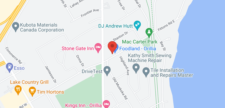 map of 84 FITTONS ROAD E